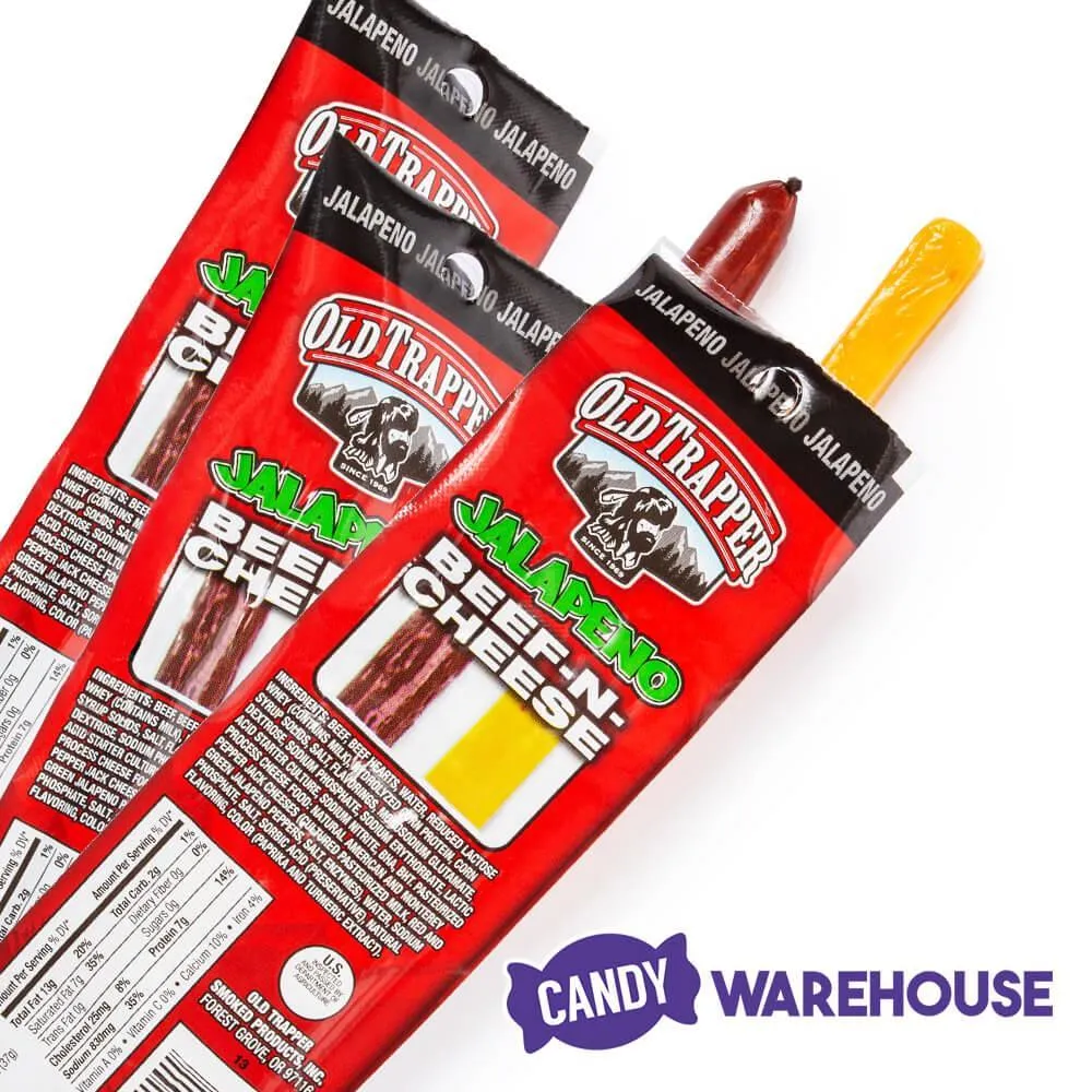 Old Trapper Jalapeno Beef-N-Cheese Jerky: 14-Piece Box - Image 2