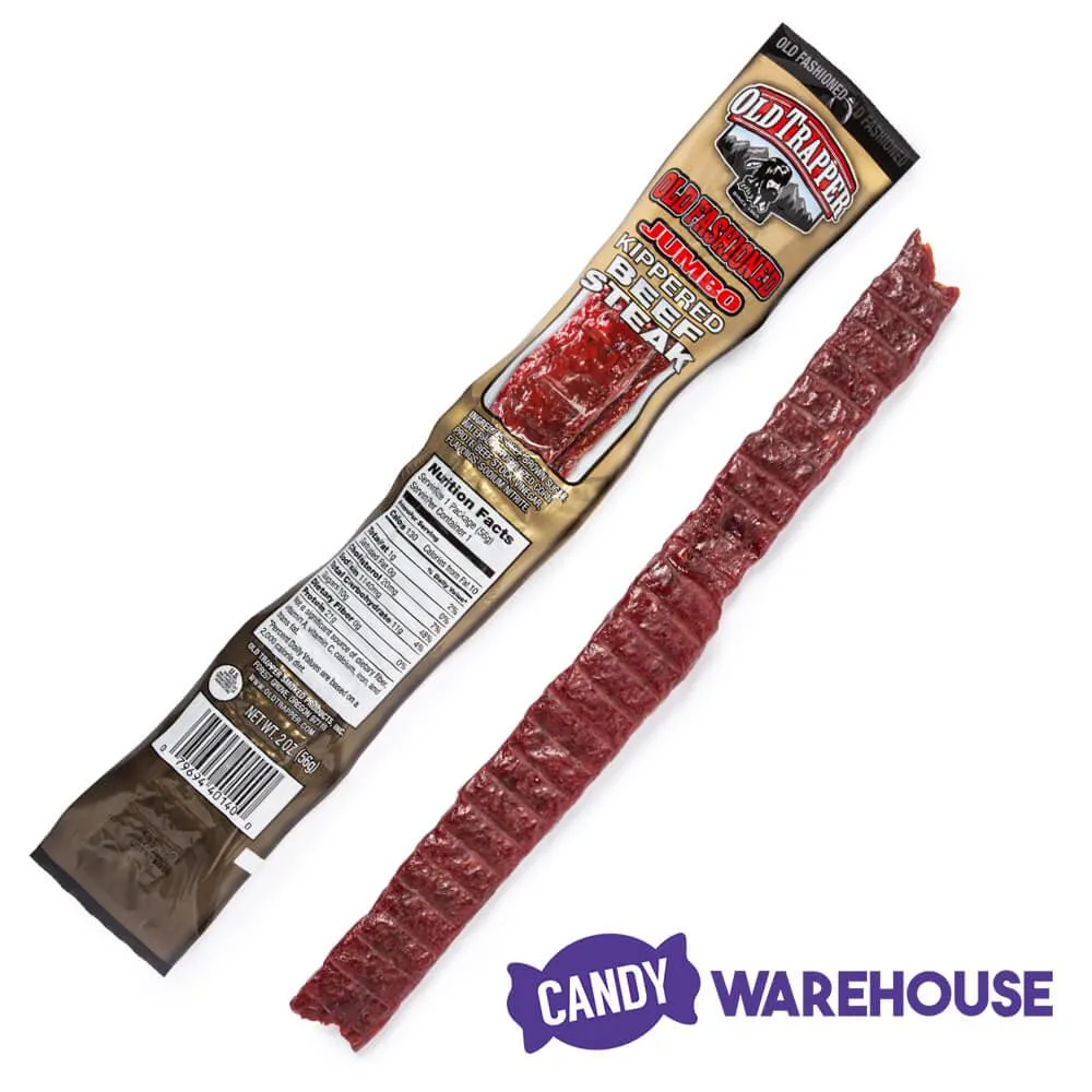 Old Trapper Old Fashioned Jumbo Kippered Beef Steak: 12-Piece Box - Image 3