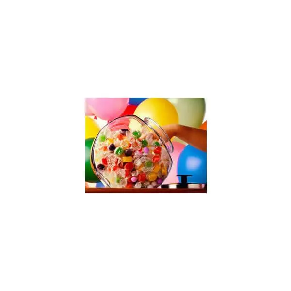Glass 1-Gallon Penny Candy Jar with Chrome Lid - Image 4