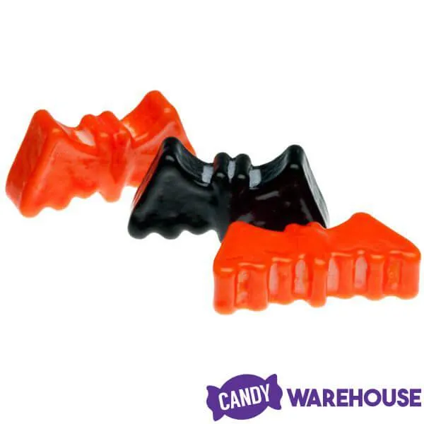 Orange & Black Candy Bats: 4LB Bag - Image 5