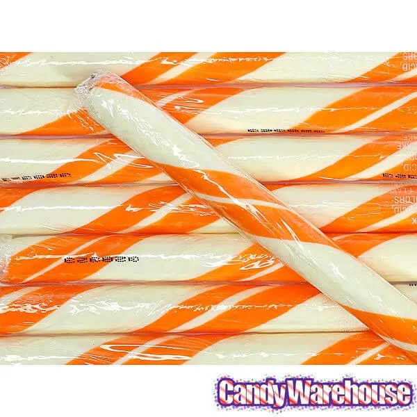 Orange Cream Hard Candy Sticks: 100-Piece Box - Image 2