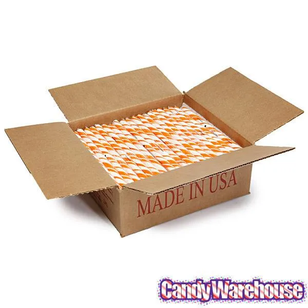 Orange Cream Hard Candy Sticks: 100-Piece Box - Image 3