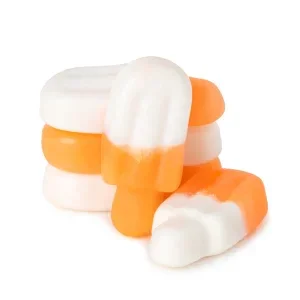 Orange & Cream Popsicle Gummy Candy: 5LB Bag