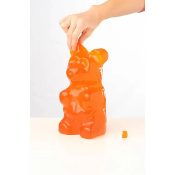 World's Largest Gummy Bear Candy Gift Box - Orange - Image 2