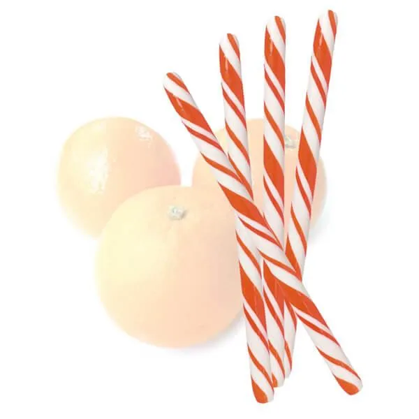 Orange Hard Candy Sticks: 100-Piece Box - Image 6