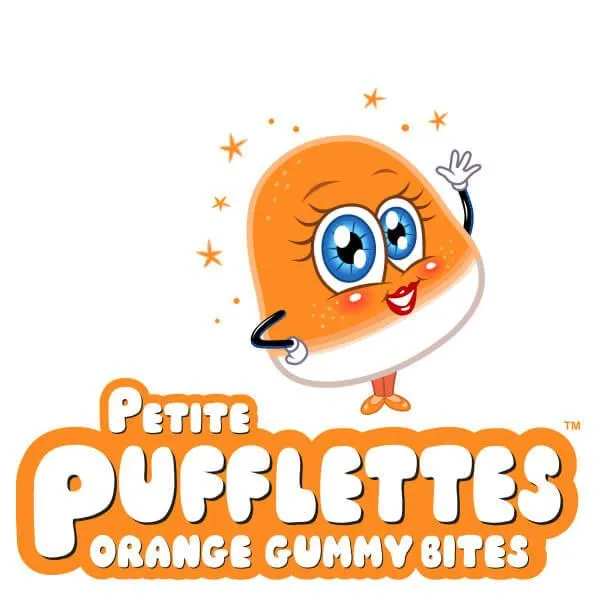 Petite Pufflettes Gummy Bites - Orange: 16-Ounce Bag - Image 2