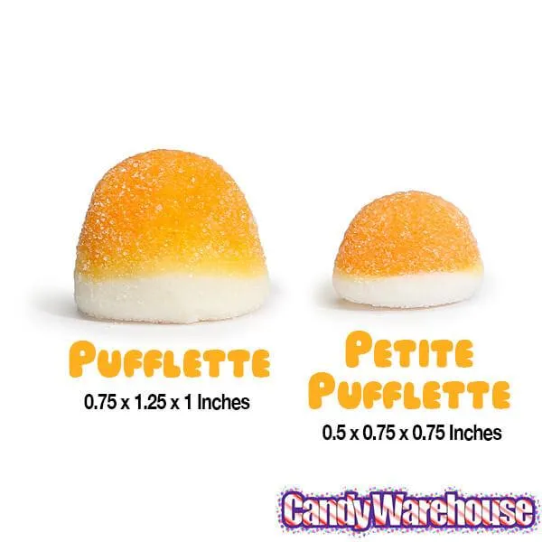 Petite Pufflettes Gummy Bites - Orange: 16-Ounce Bag - Image 3
