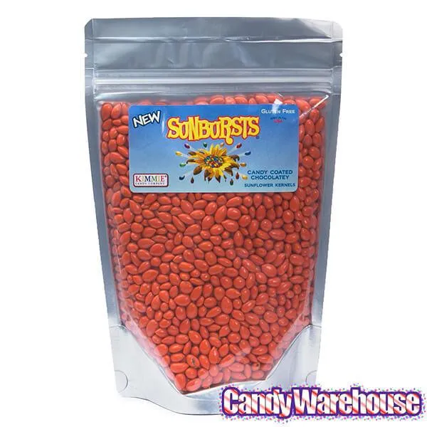 Sunbursts Chocolate Sunflower Seeds - Orange: 1LB Bag - Image 5