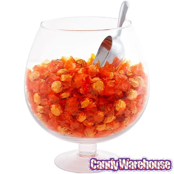 Wrapped Hard Candy Ovals - Orange: 5LB Bag - Image 3