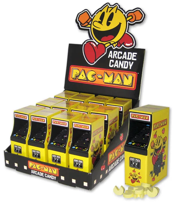 PAC-MAN Arcade Candy Tin: 12-Piece Display