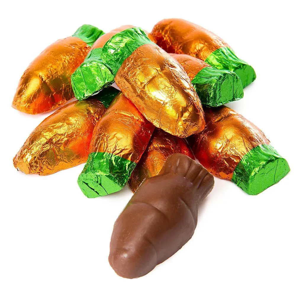 Palmer Chocolate Flavored Foiled Mini Carrots: 12-Pound Box