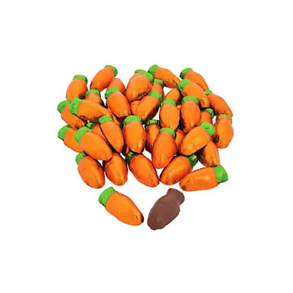 Palmer Chocolate Flavored Foiled Mini Carrots: 12-Pound Box - Image 2