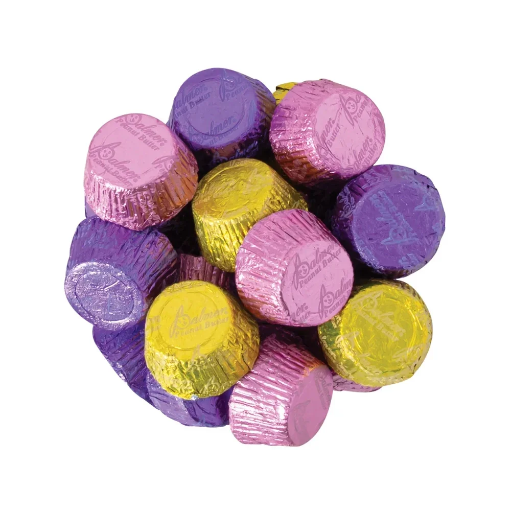 Palmer Easter Foiled Peanut Butter Cups: 12-Pound Box