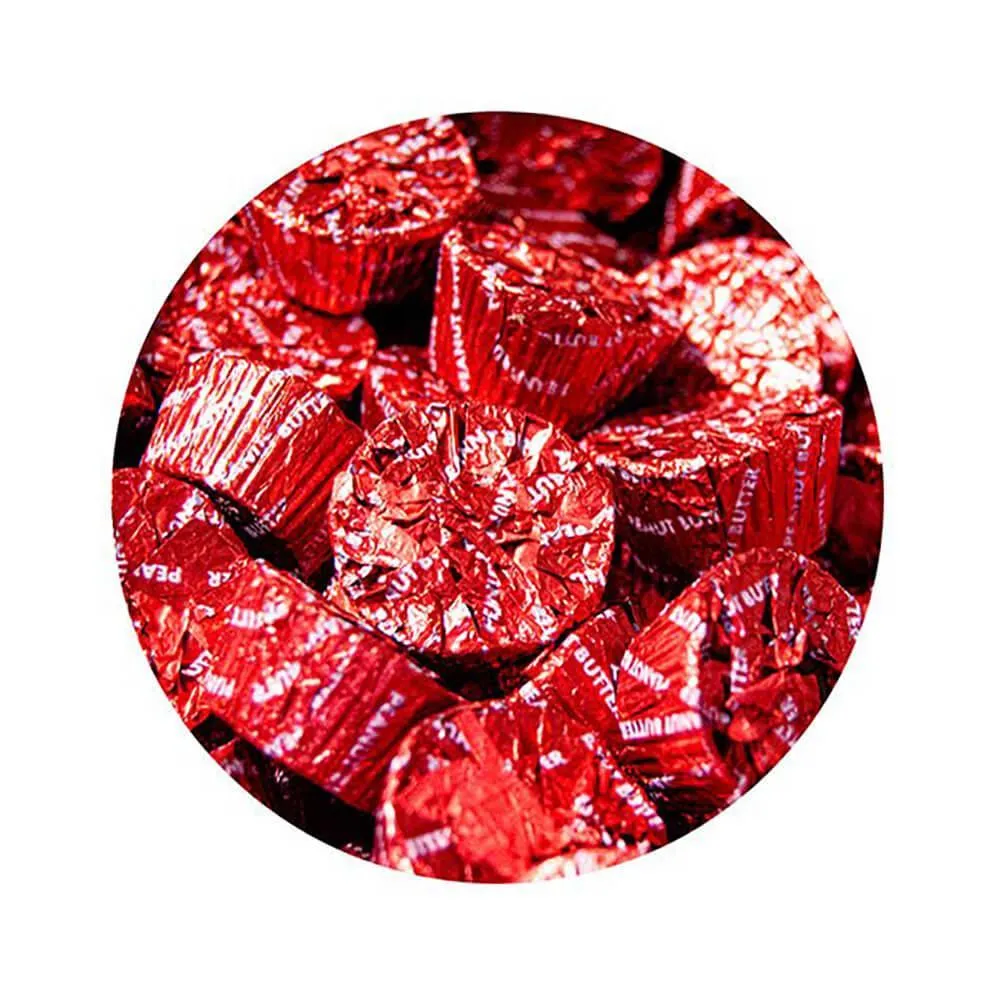 Palmer Red Foiled Peanut Butter Cups: 4LB Bag - Image 2