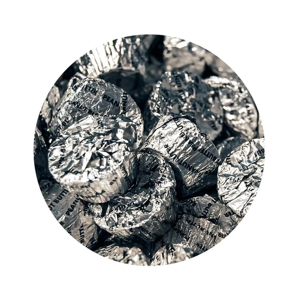 Palmer Silver Foiled Peanut Butter Cups: 4LB Bag - Image 2
