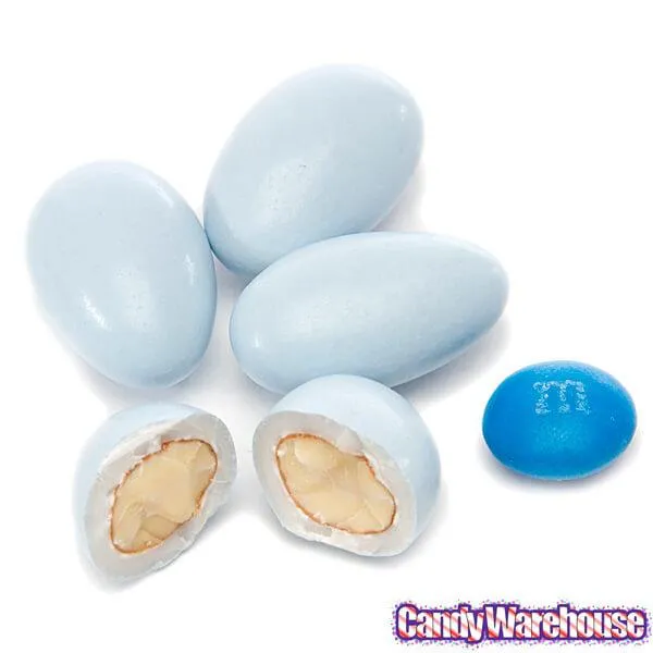 Jordan Almonds - Pastel Blue: 5LB Bag - Image 2