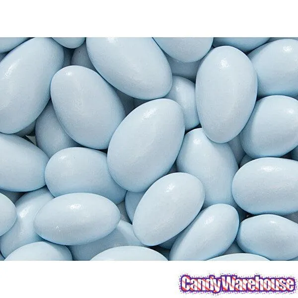 Jordan Almonds - Pastel Blue: 5LB Bag - Image 3