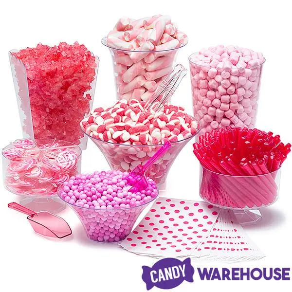 Sixlets Mini Milk Chocolate Balls - Pastel Pink: 2LB Bag - Image 3