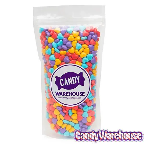Assorted Pastels Candy Hearts: 2LB Bag - Image 3