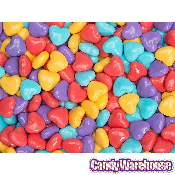 Assorted Pastels Candy Hearts: 2LB Bag - Image 4