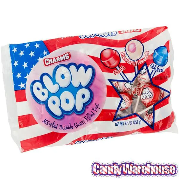 Patriotic USA Charms Blow Pops: 14-Piece Bag - Image 2