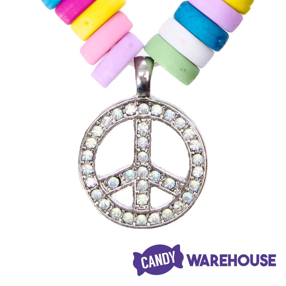 Peace Pendant Candy Bracelet - Image 2