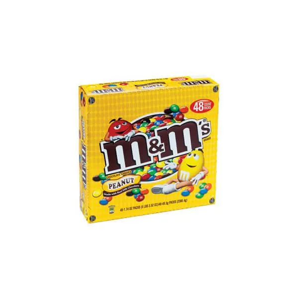 M&M's Candy Packs - Peanut: 48-Piece Box - Image 2