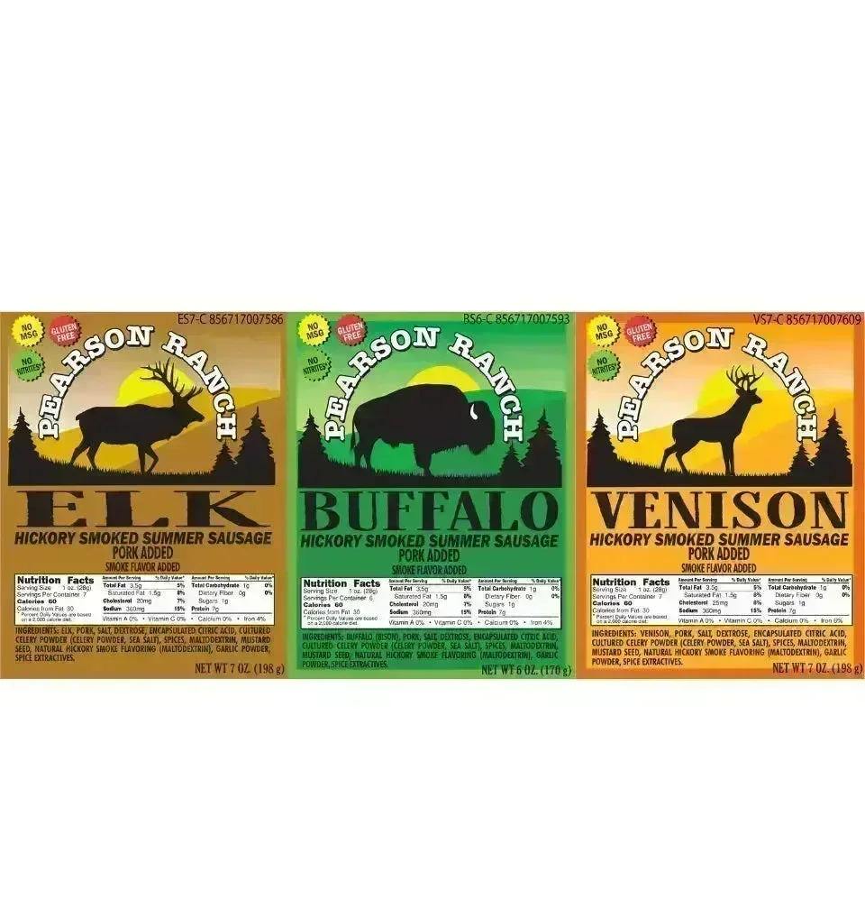 Pearson Ranch Jerky Exotic Meats Cutting Board Gift Set - Image 7