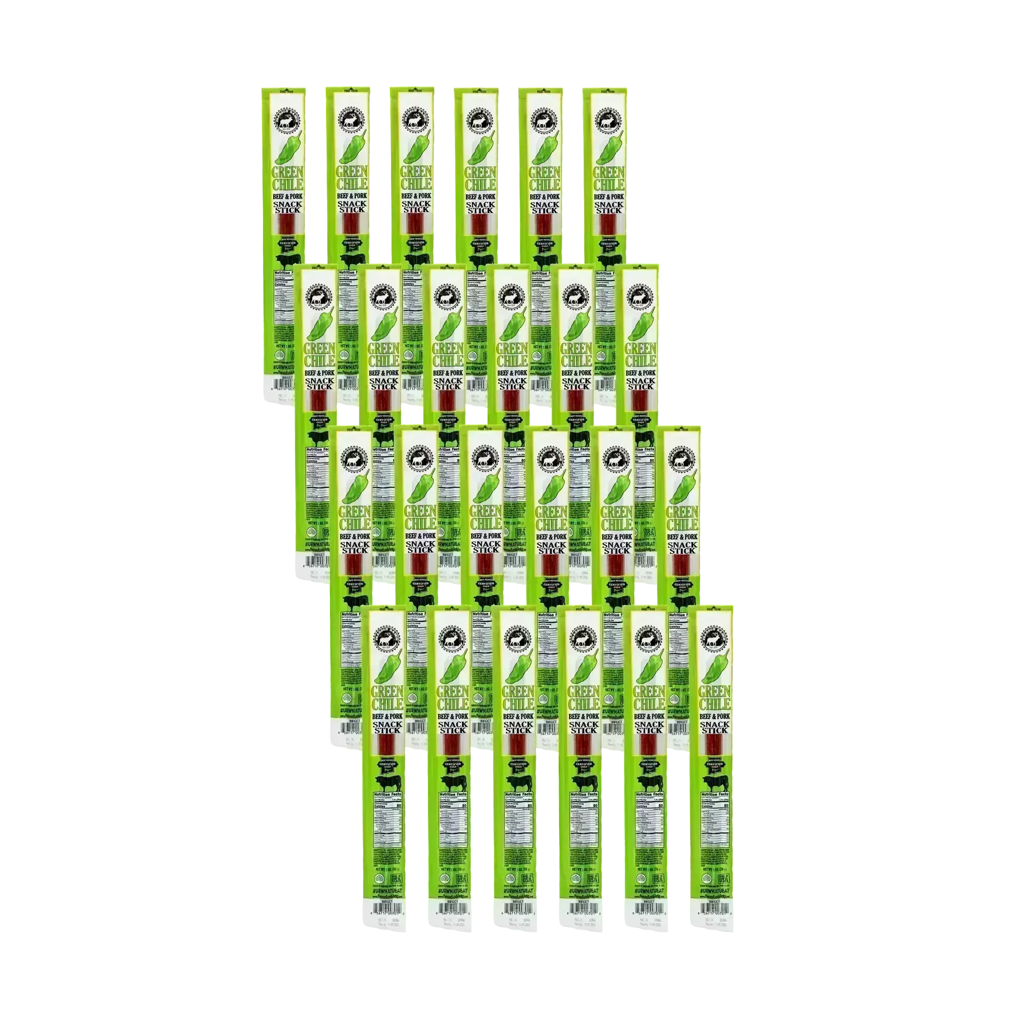 Pearson Ranch Jerky Green Chile Beef & Pork Snack Stick - Image 4