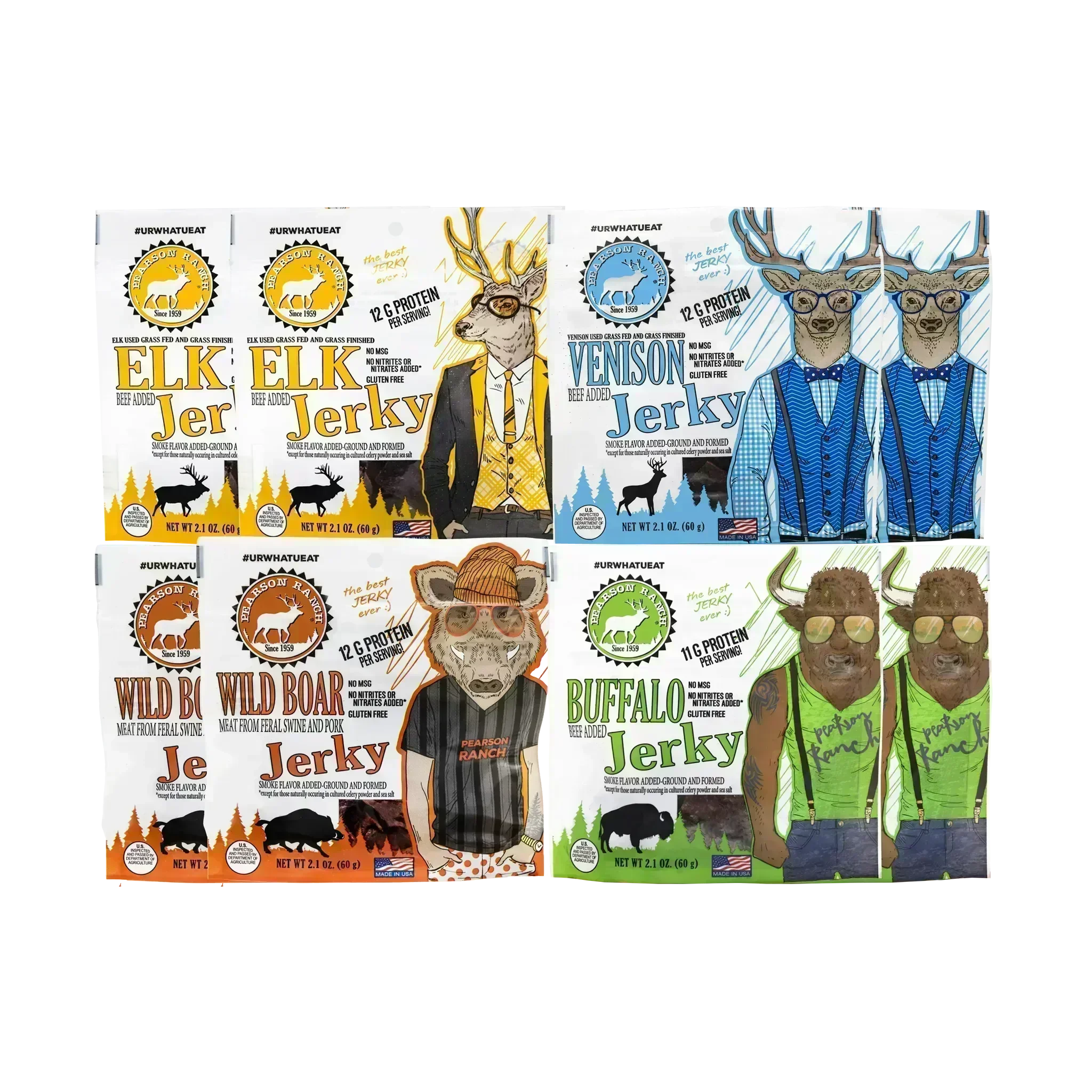 Pearson Ranch Jerky Jerky Bag Variety Bundle