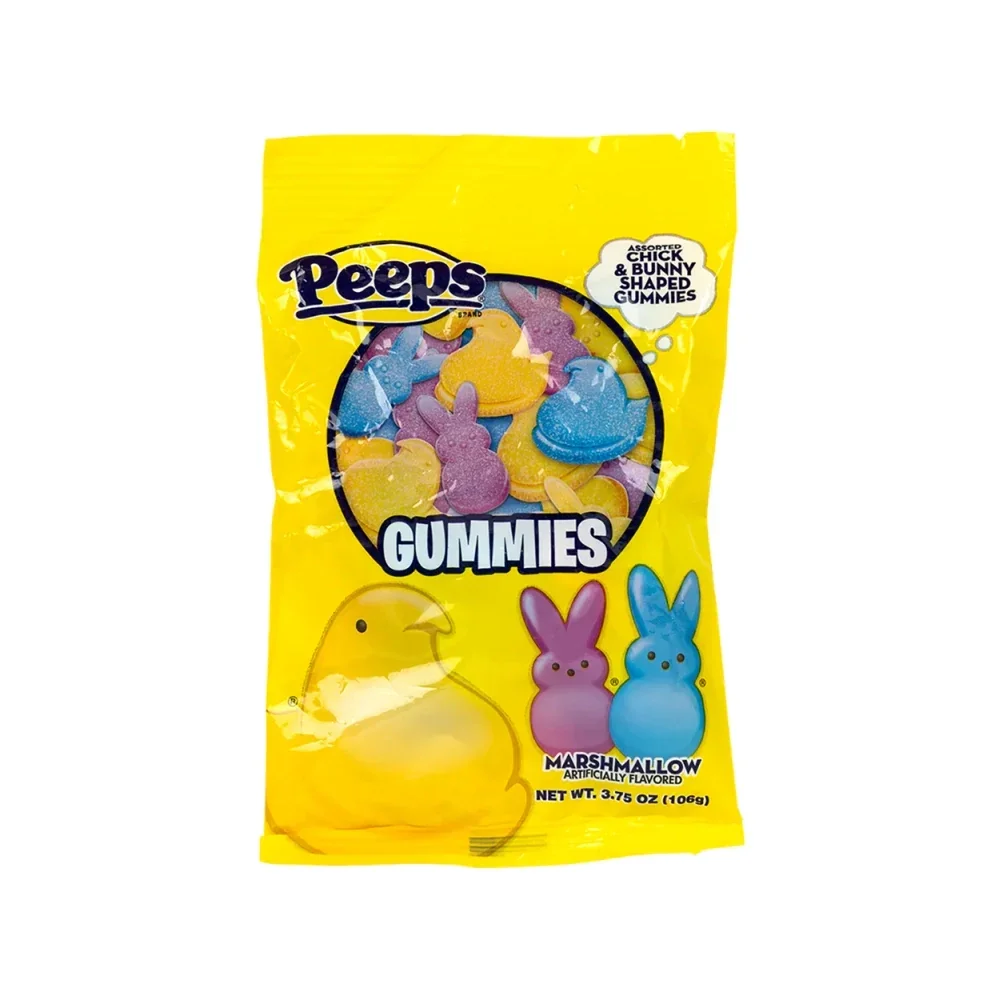 Peeps Gummies Peg Bags: 24-Piece Case