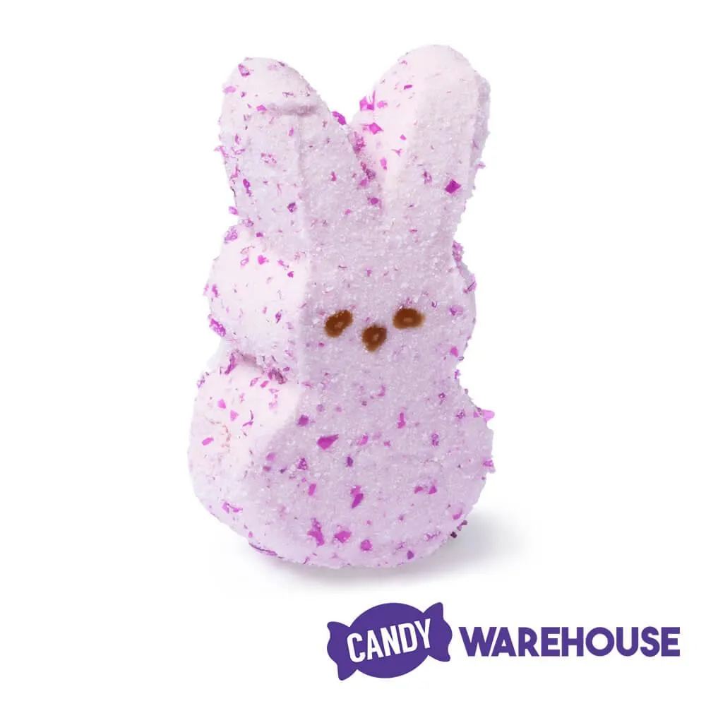 Peeps Marshmallow Candy Bunnies - Sparkly Wildberry: 8-Piece Pack - Image 3