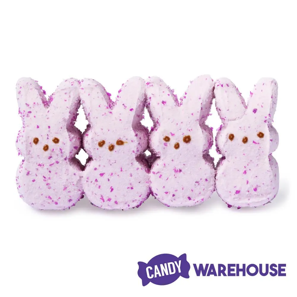 Peeps Marshmallow Candy Bunnies - Sparkly Wildberry: 8-Piece Pack - Image 4
