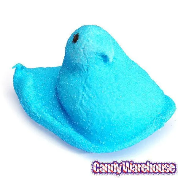 Peeps Marshmallow Chicks Candy - Blue: 15-Piece Pack - Image 3