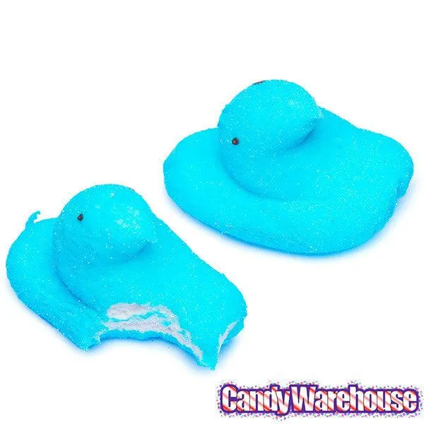 Peeps Marshmallow Chicks Candy - Blue: 24-Piece Case - Image 3
