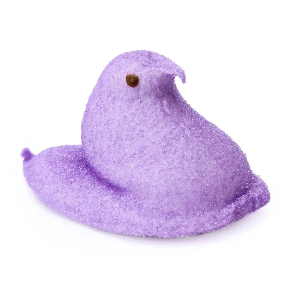 Peeps Marshmallow Chicks Candy - Lavender: 24-Piece Case - Image 2