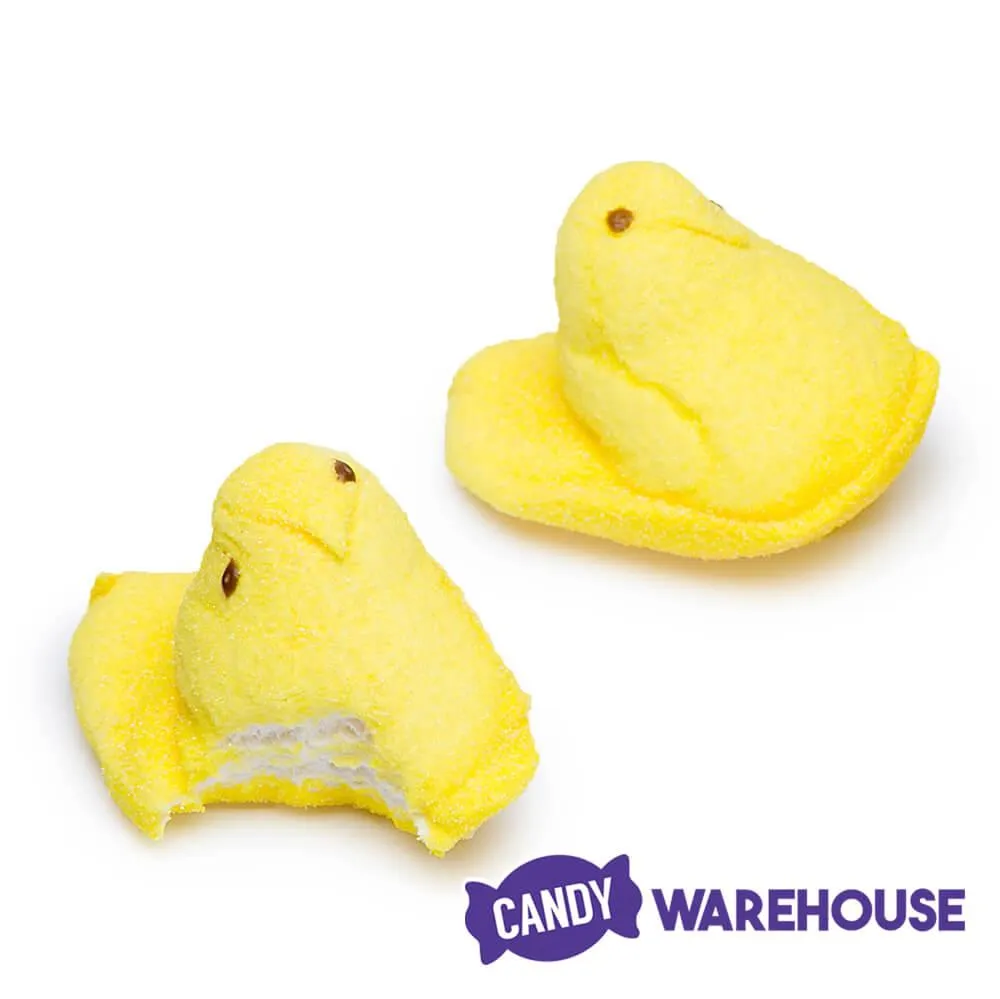 Peeps Marshmallow Chicks Candy - Yellow: 24-Piece Case - Image 3