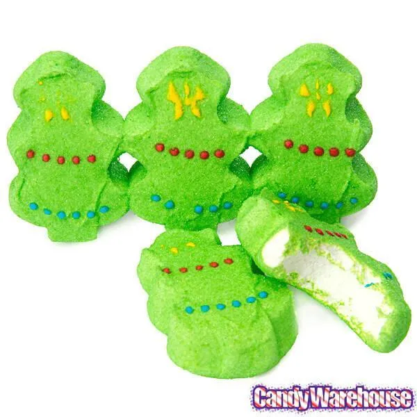 Peeps Marshmallow Christmas Trees Candy 6-Packs: 12-Piece Case - Image 2