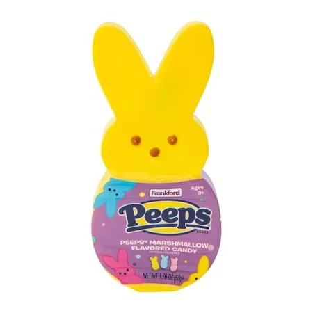 Peeps Marshmallow Flavored Candy Bunny Container: 6-Piece Box