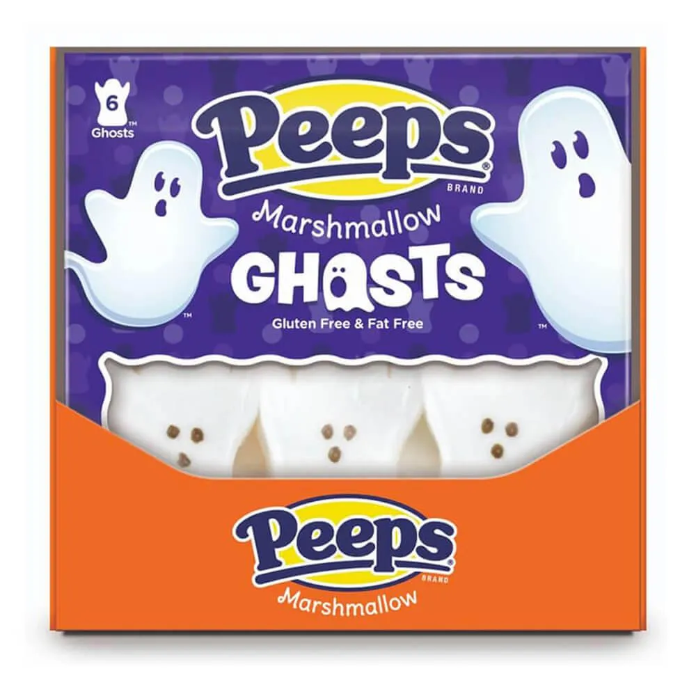 Peeps Marshmallow Halloween Candy Packs - Ghosts: 12-Piece Case - Image 4