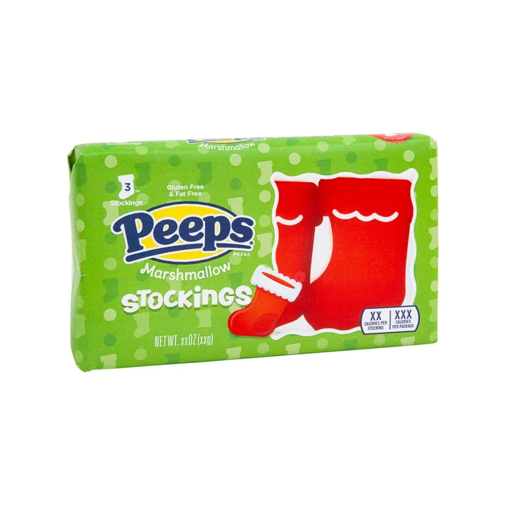Peeps Marshmallow Stockings 3-Packs: 24-Piece Case