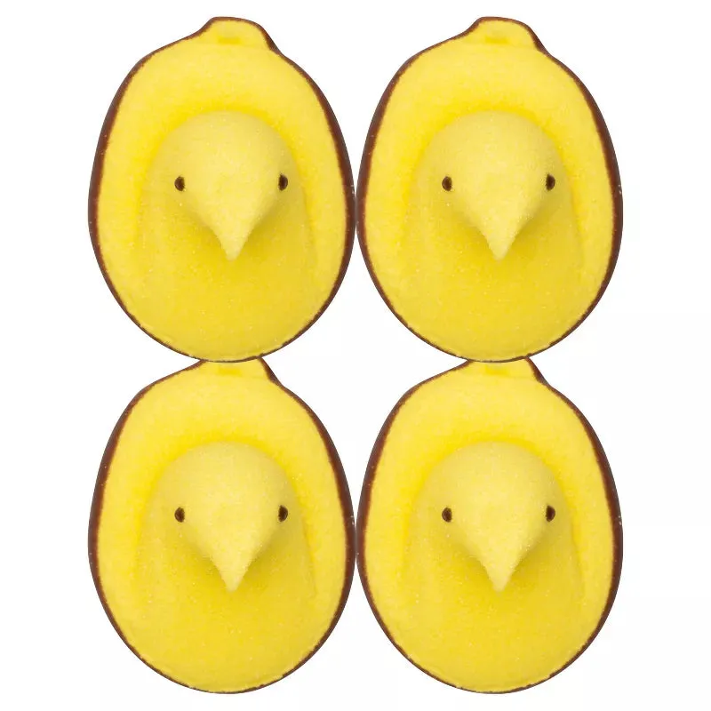Peeps Milk Chocolate Dipped Marshmallow Chicks: 4-Piece Pack - Image 2