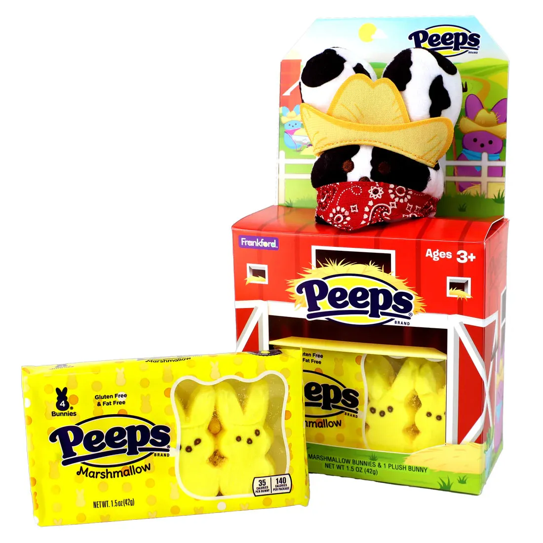 Peeps Plush Bunny Gift Set - Farm House: 6-Piece Case - Image 3