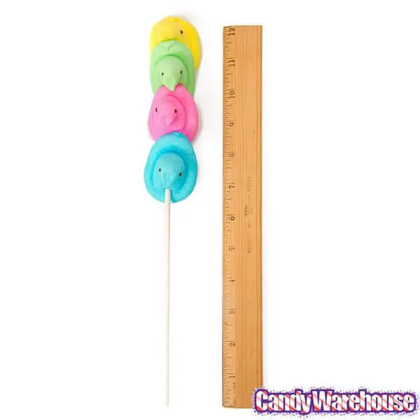 Peeps Rainbow Marshmallow Chicks Pops: 28-Piece Box - Image 3