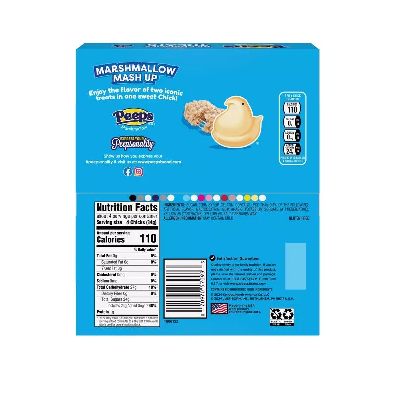 Peeps Rice Krispie Treats Marshmallow Chicks: 15-Piece Pack - Image 3