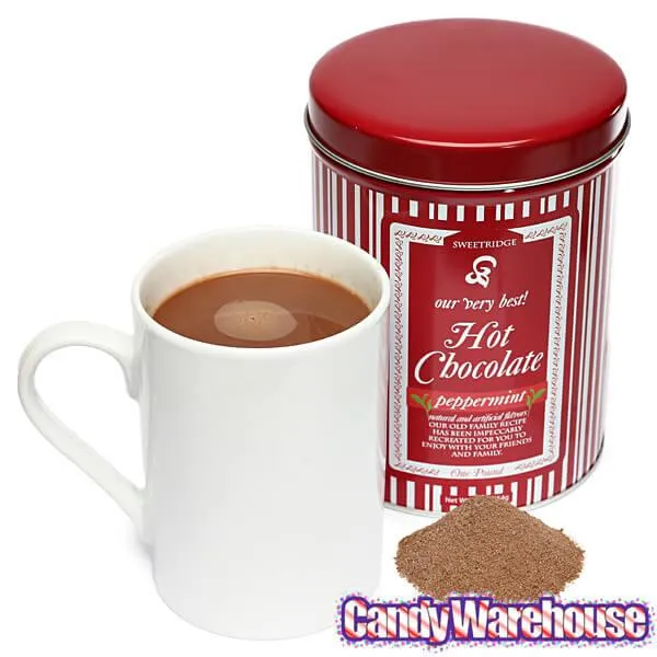Peppermint Hot Chocolate Powder: 16-Ounce Tin - Image 2