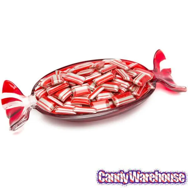 Peppermint Oval Crystal Candy Dish - Image 3
