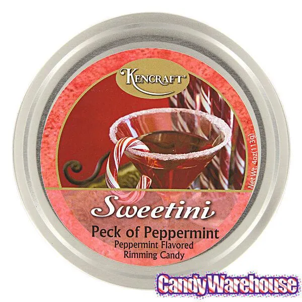 Sweetini Cocktail Rim Sugar - Peppermint: 4-Ounce Tin - Image 7