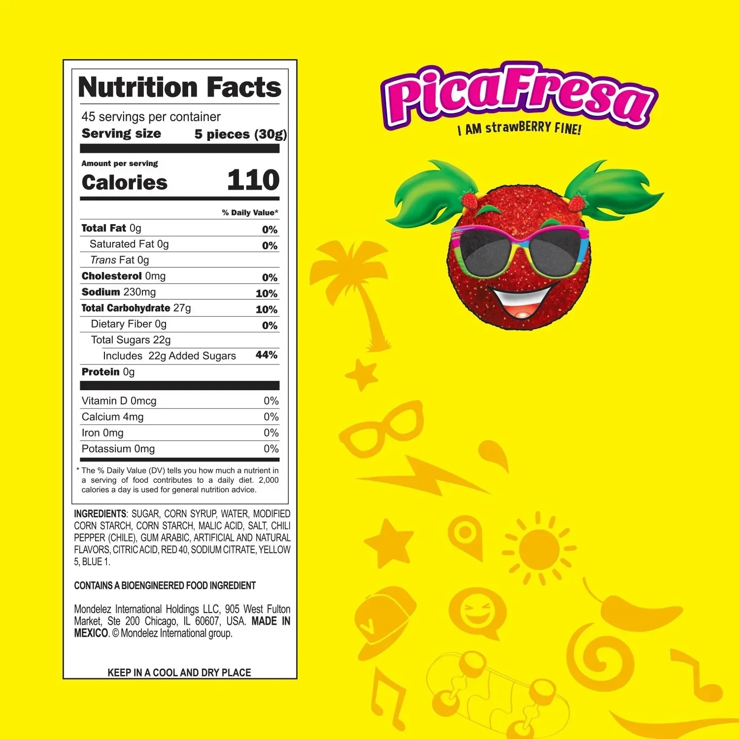 Pica Fresa Candy: 225-Piece Bag - Image 3