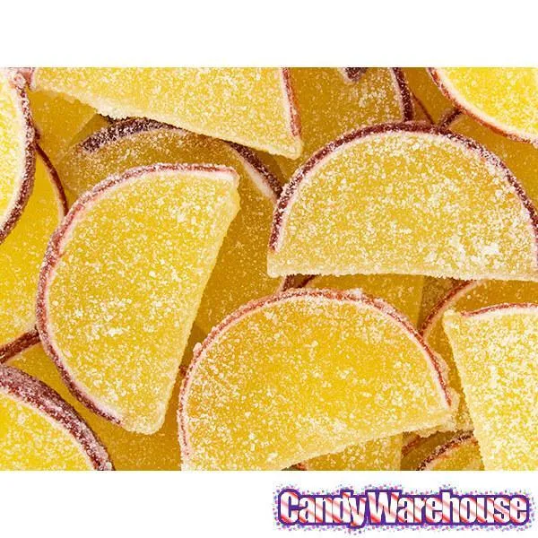 Candy Fruit Jell Slices - Pineapple: 5LB Box - Image 2